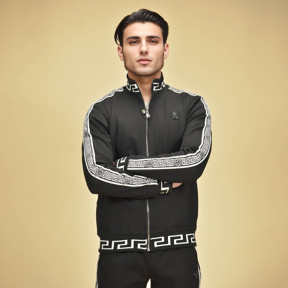 Versace Black Premium Quality Track Set-6