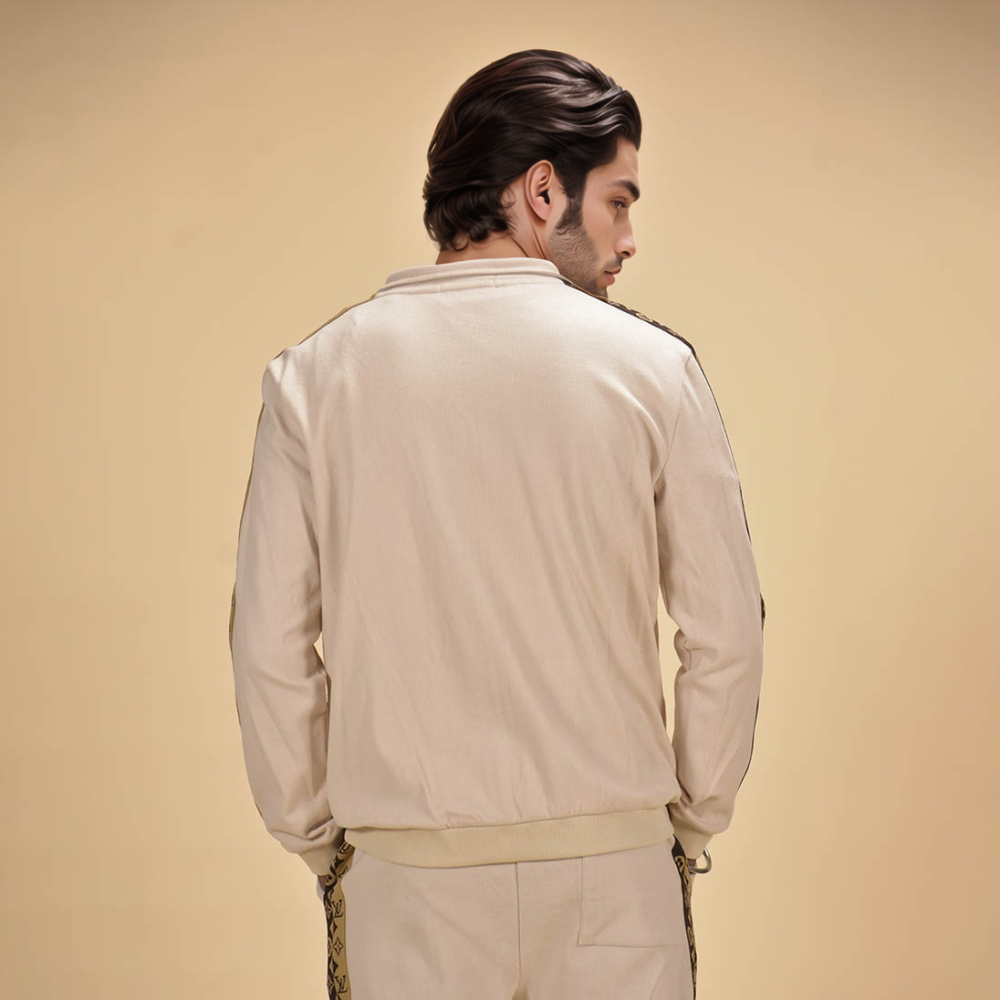Louis Vuitton Monogram Cream Premium Tracksuit-3