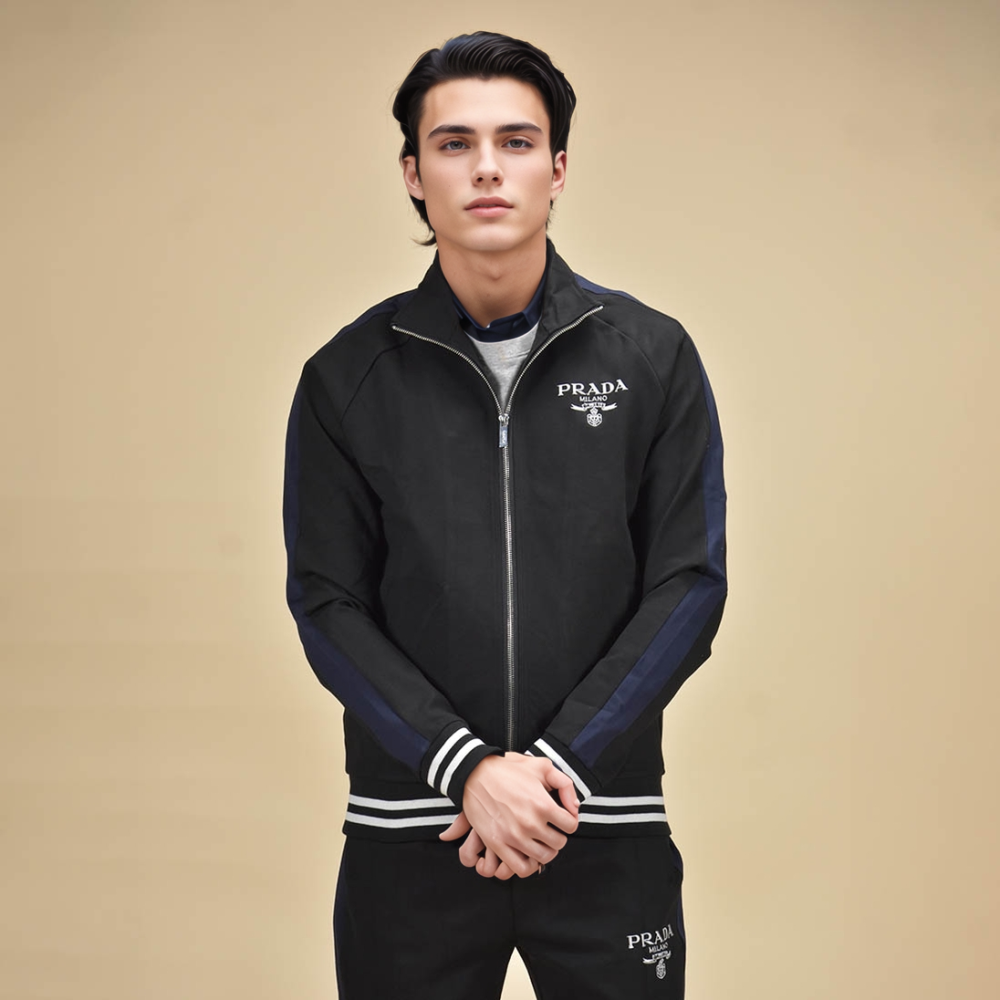 Prada Black Premium Quality Tracksuit-6