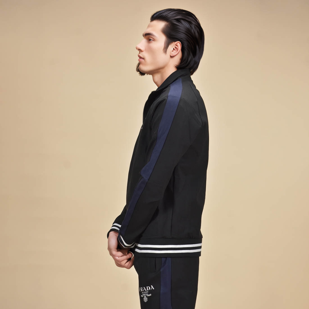 Prada Black Premium Quality Tracksuit-5