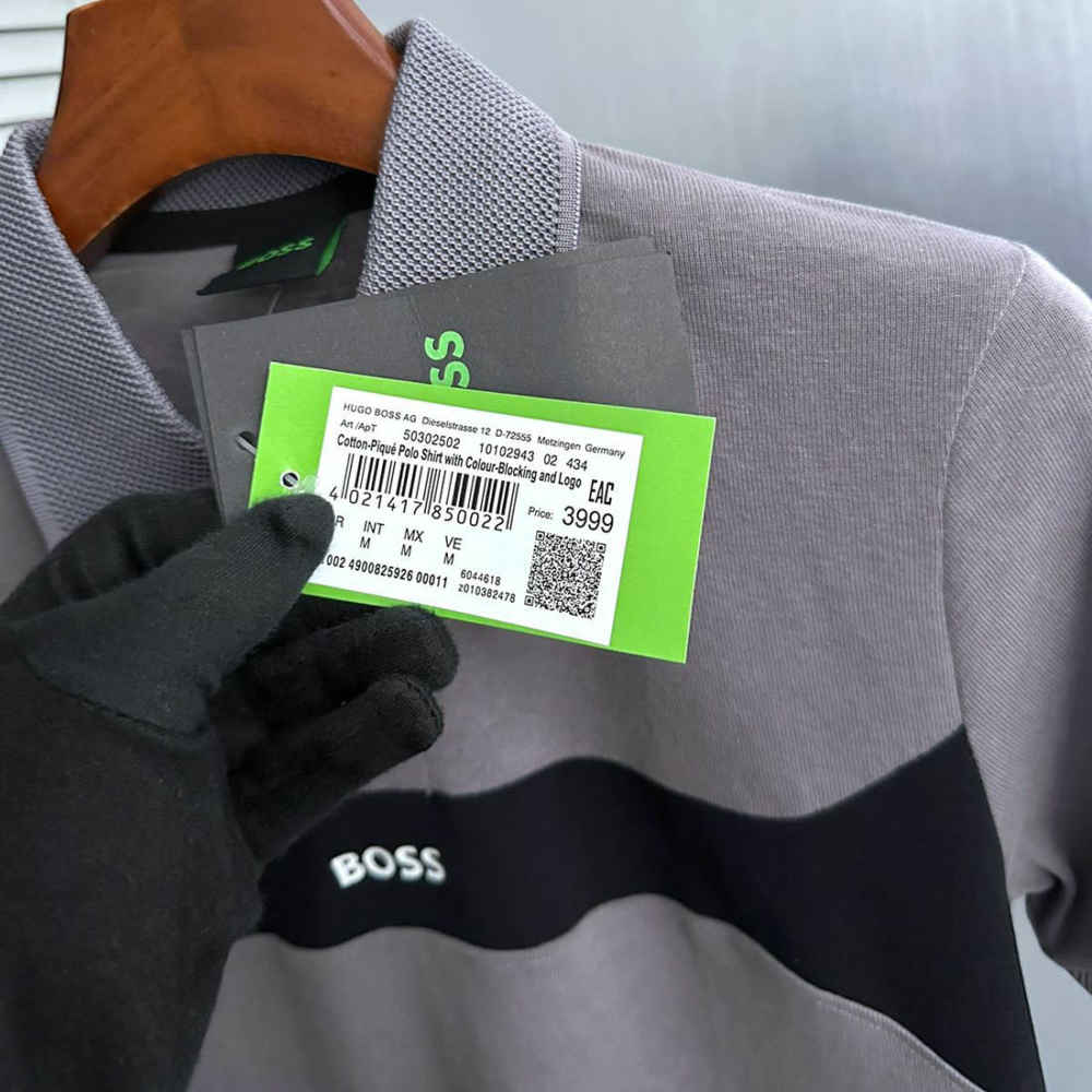 Hugo Boss Grey Premium Quality T-shirt-3