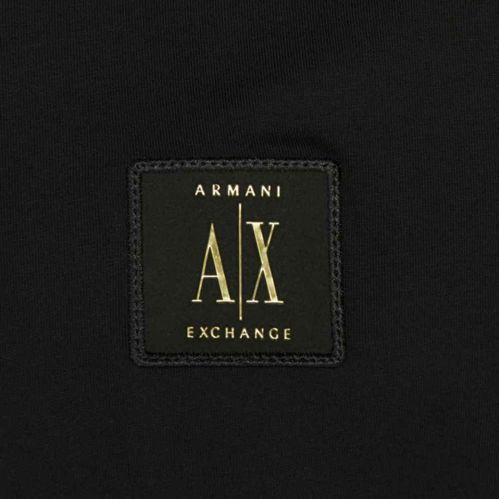 Armani Exchange Black Premium Quality Polo Shirt-thumb-1