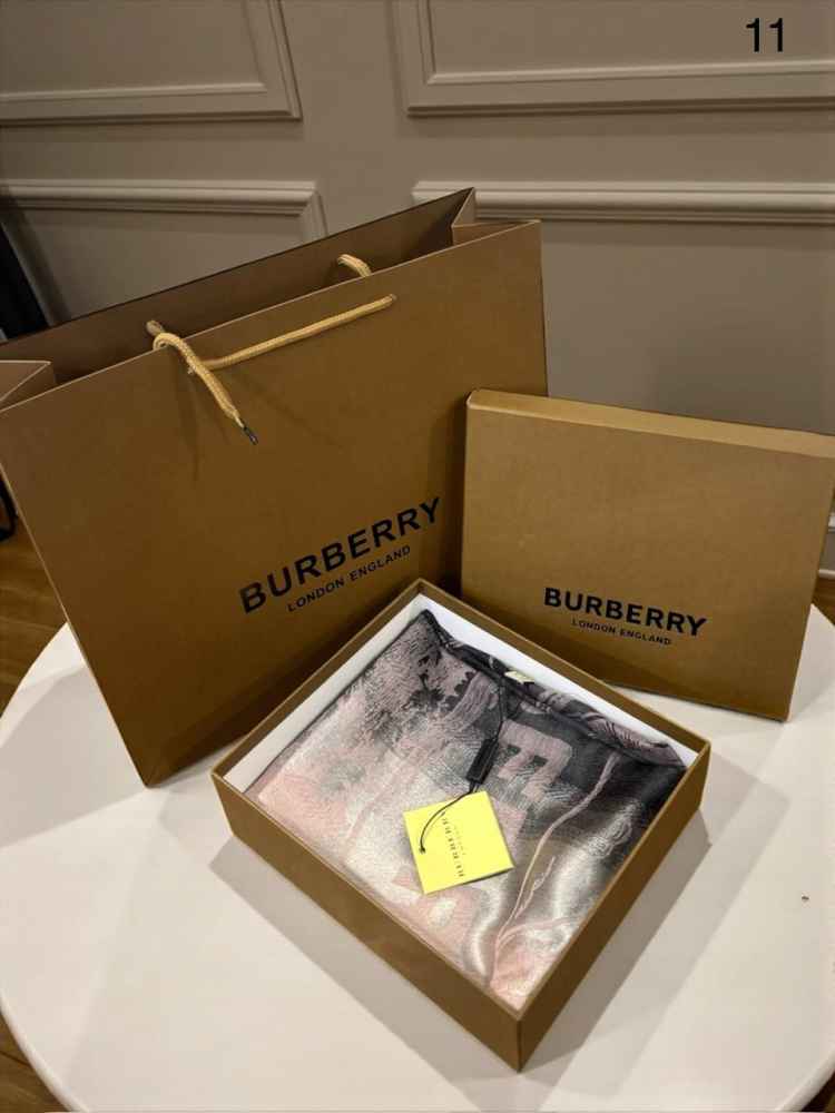 Burberry Cashmere Beige Woollen Stole-thumb-1