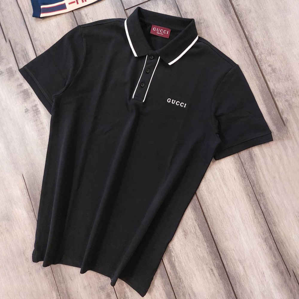 Gucci Black Premium Quality Polo T-shirt-2
