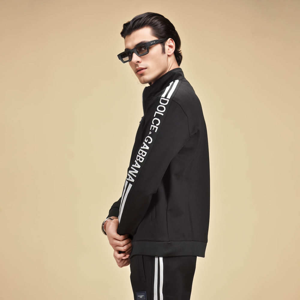 Dolce & Gabbana Black Premium Quality Tracksuit-3