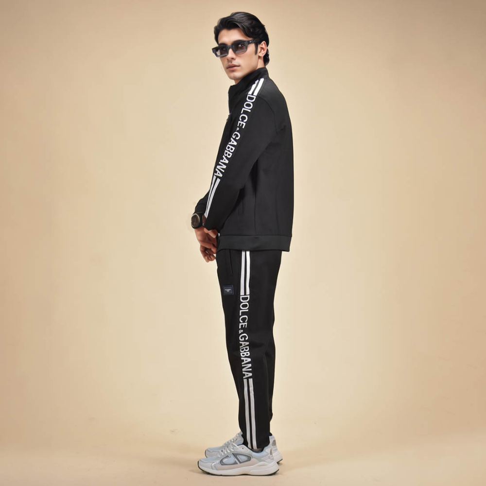 Dolce & Gabbana Black Premium Quality Tracksuit-5