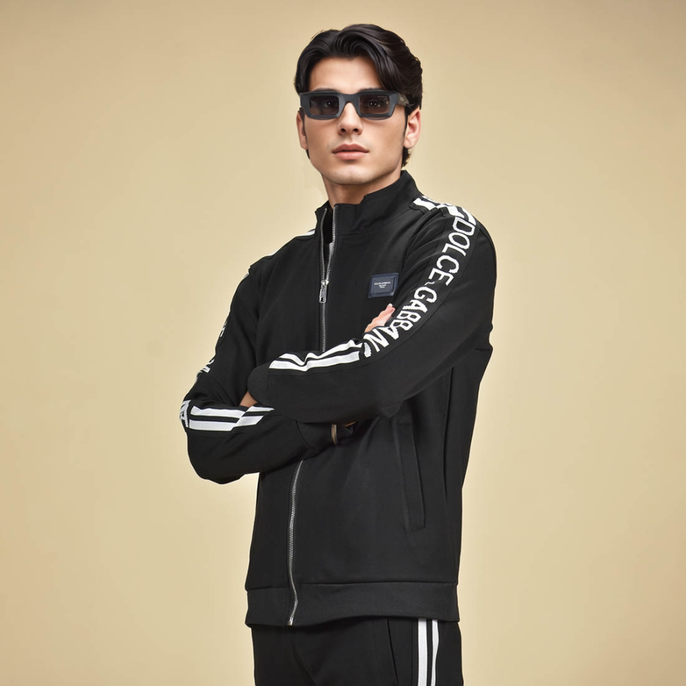 Dolce & Gabbana Black Premium Quality Tracksuit-1