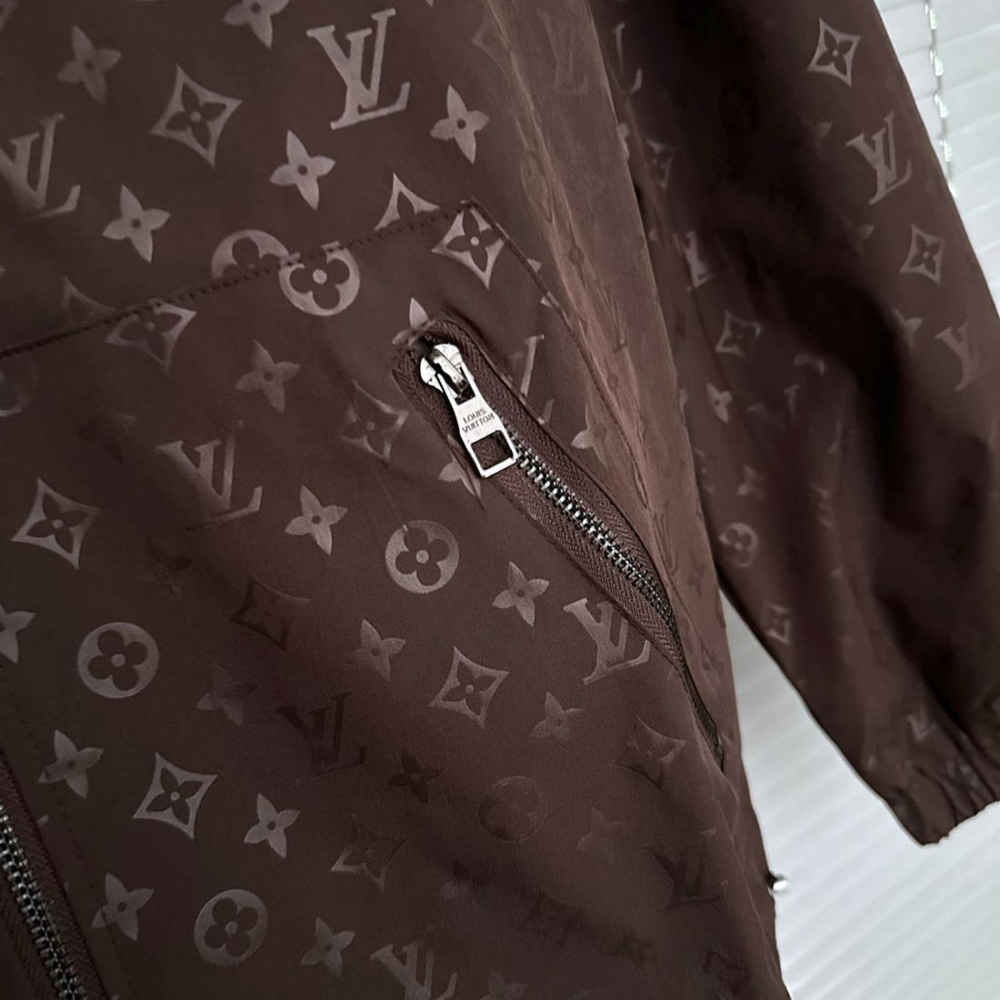 Louis Vuitton Embroidered logo Brown Premium Zipper-thumb-5