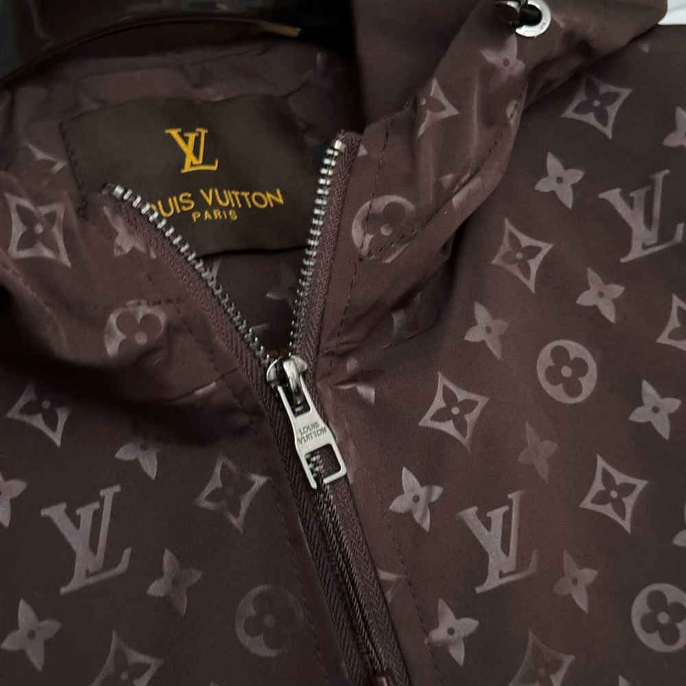 Louis Vuitton Embroidered logo Brown Premium Zipper-thumb-4
