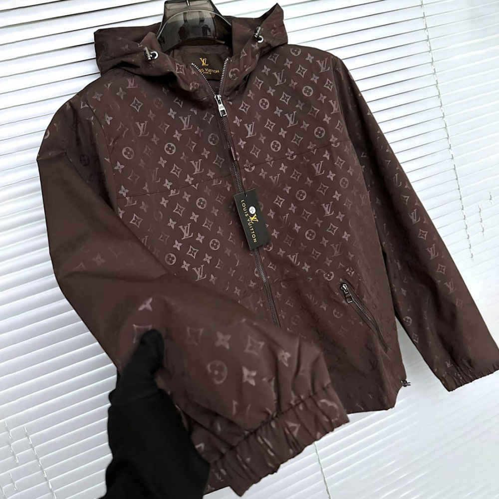 Louis Vuitton Embroidered logo Brown Premium Zipper-thumb-1