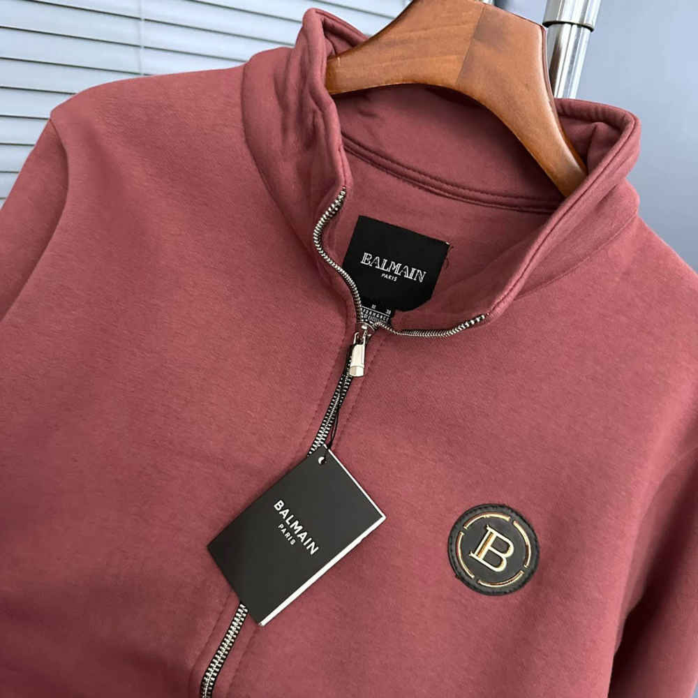 Balmain Maroon Premium Quality Zipper-thumb-5