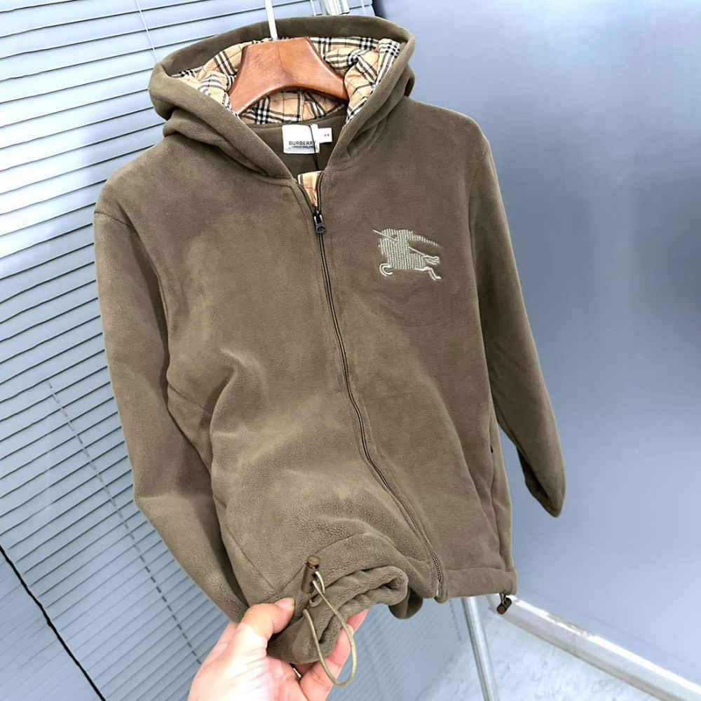 Burberry Brown Premium Quality Zipper-thumb-1