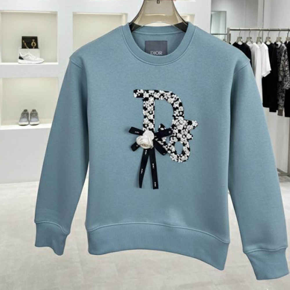 Dior Sky Blue Premium Quality Sweatshirt-thumb-1