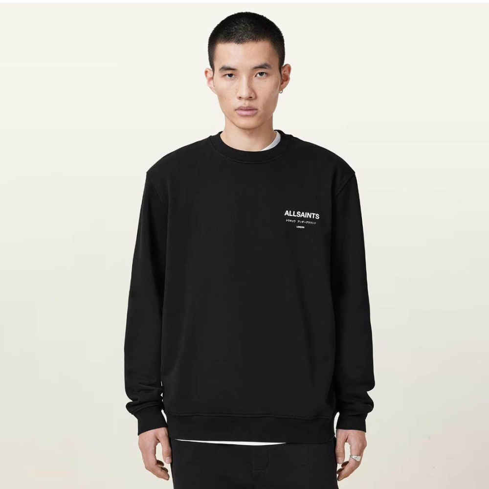 All Saint Black Premium Quality Sweatshirt-thumb-0