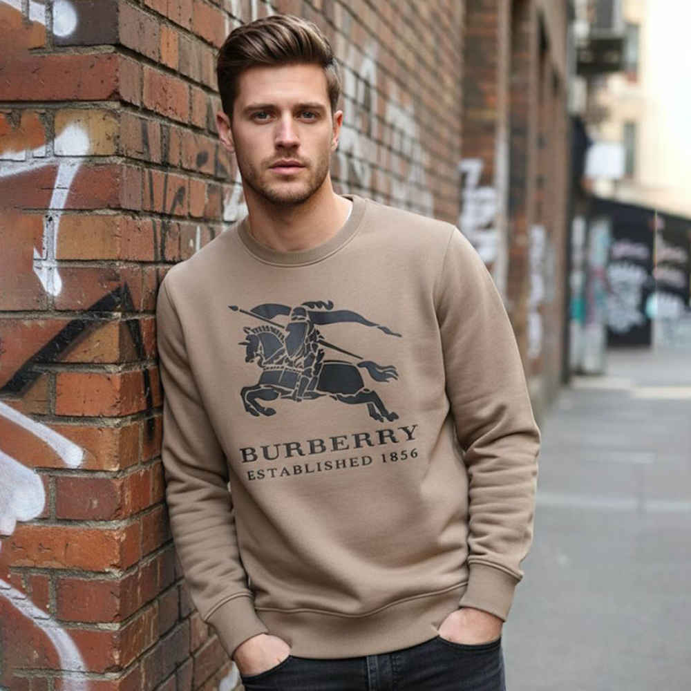 Burberry Brown Premium Quality Sweatshirt-thumb-0