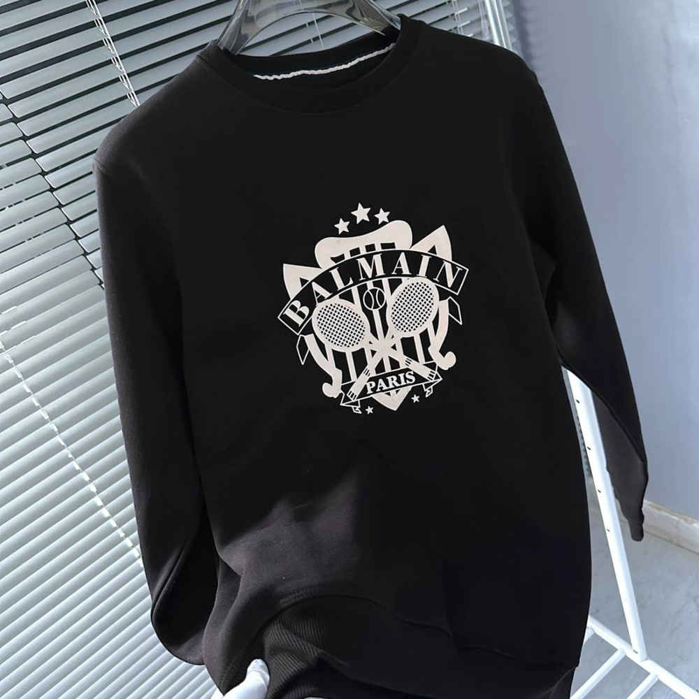 Balmain Black Premium Quality Sweatshirt-thumb-1