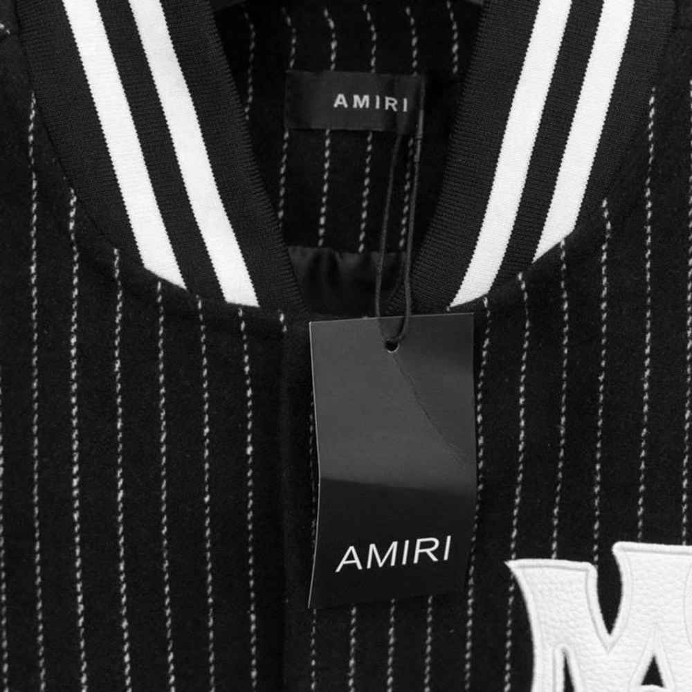 Amiri Embroidered logo Black Premium Quality Zipper-thumb-3