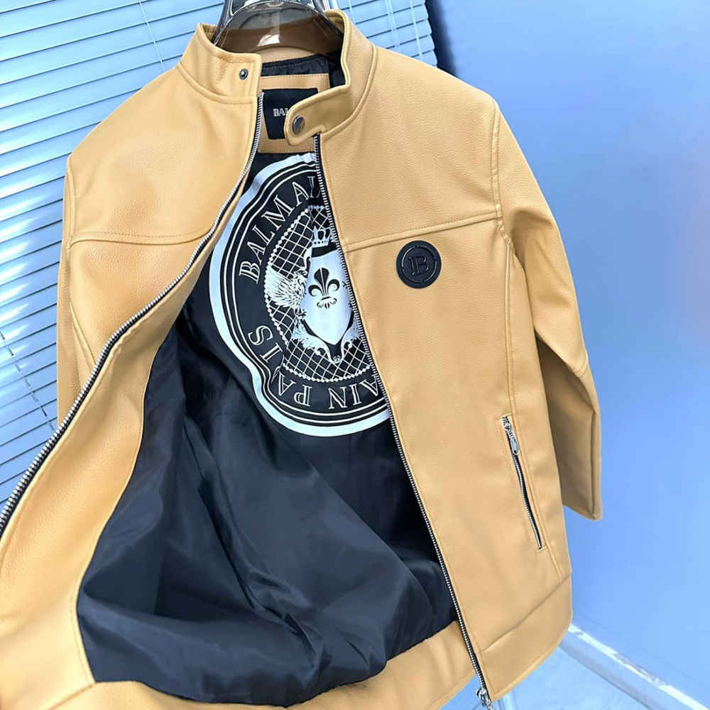 Balmain Brown Premium Quality Jacket-thumb-5