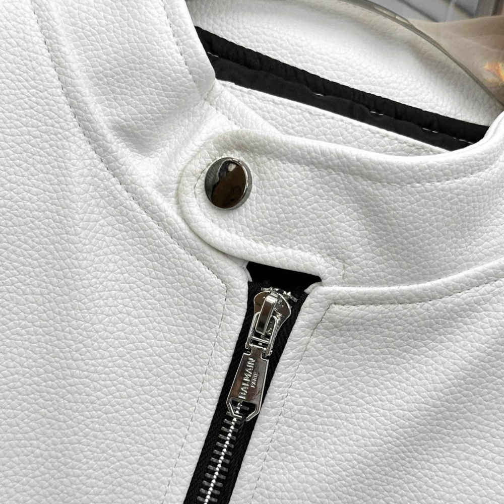 Balmain White Premium Quality Jacket-thumb-5