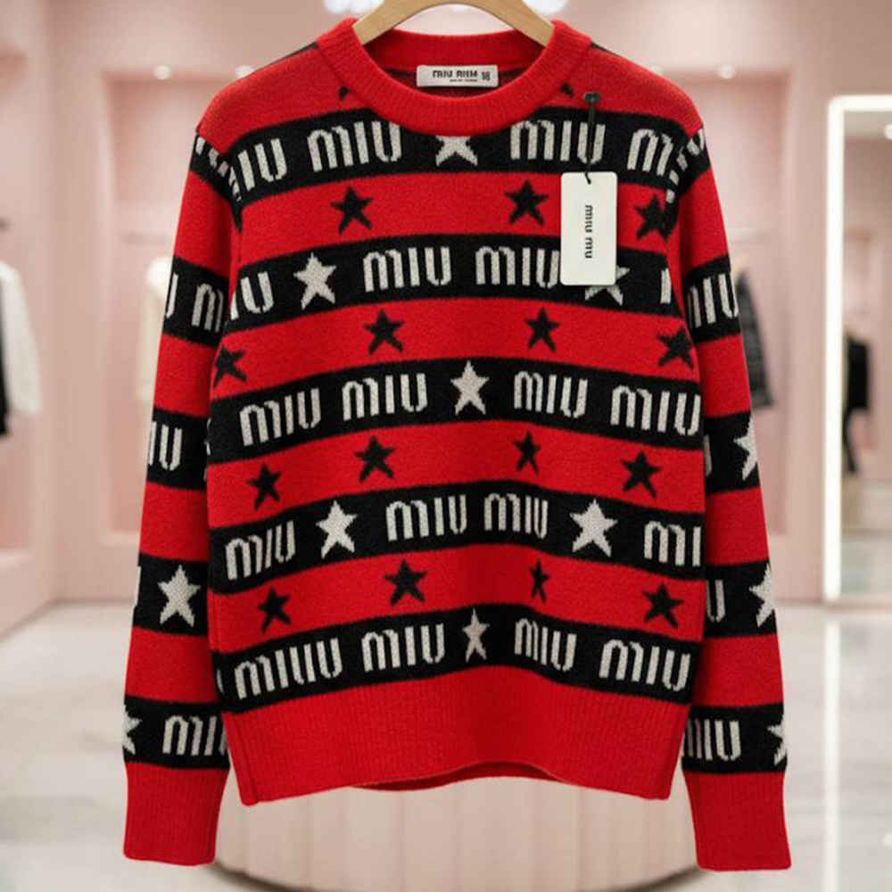 Miu Miu Red Premium Quality Sweater-thumb-1