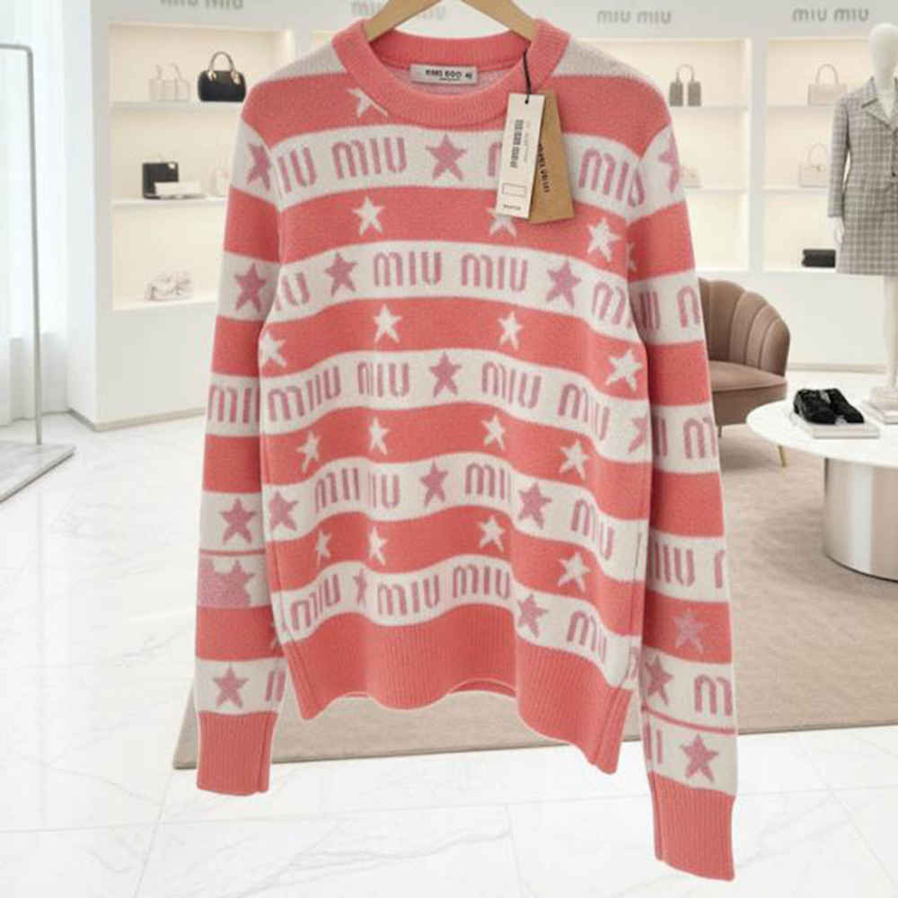 Miu Miu Pink Premium Quality Sweater-1
