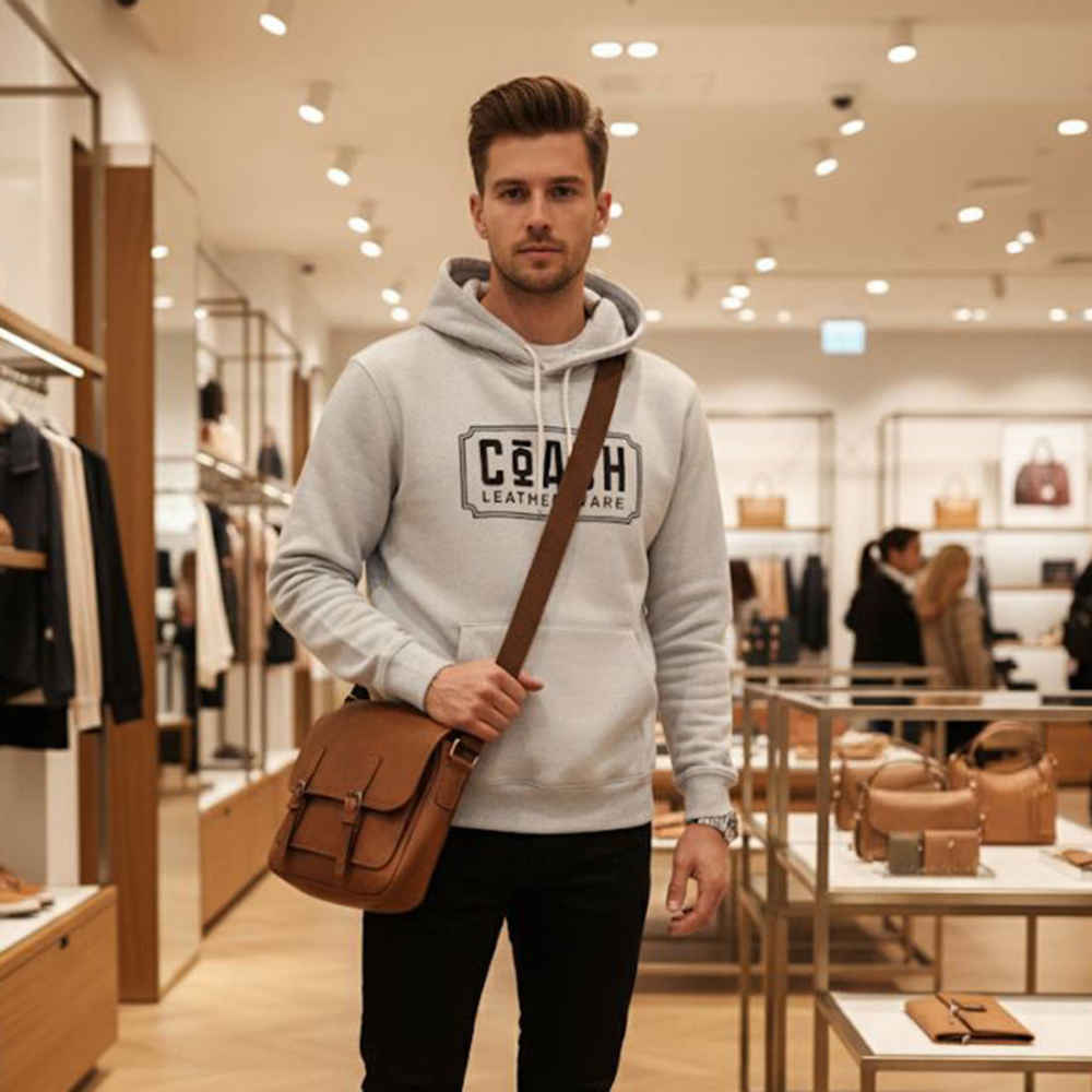 Coach White Premium Quality Hoodie-1