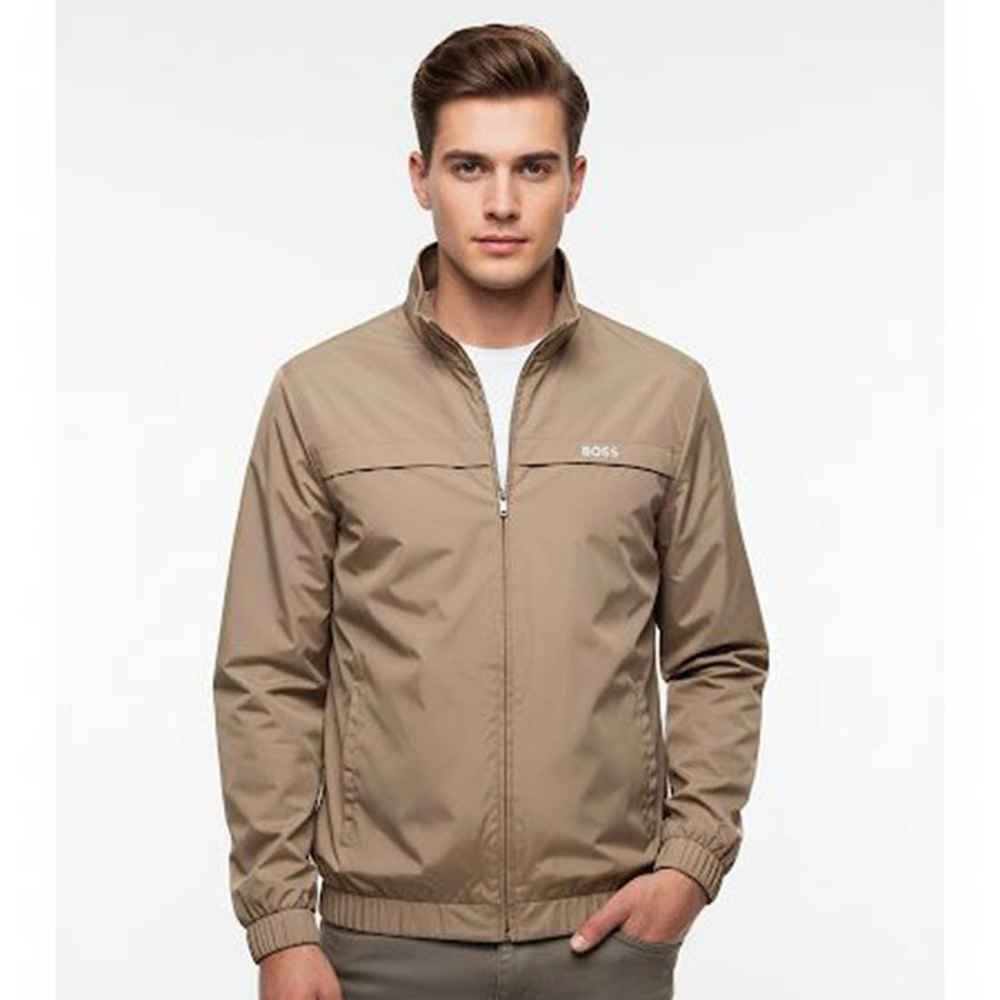 Boss Embroidered logo Brown Premium Quality Zipper-thumb-1