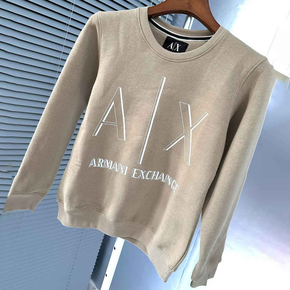 Armani Exchange Brown Premium Quality Sweatshirt-thumb-2