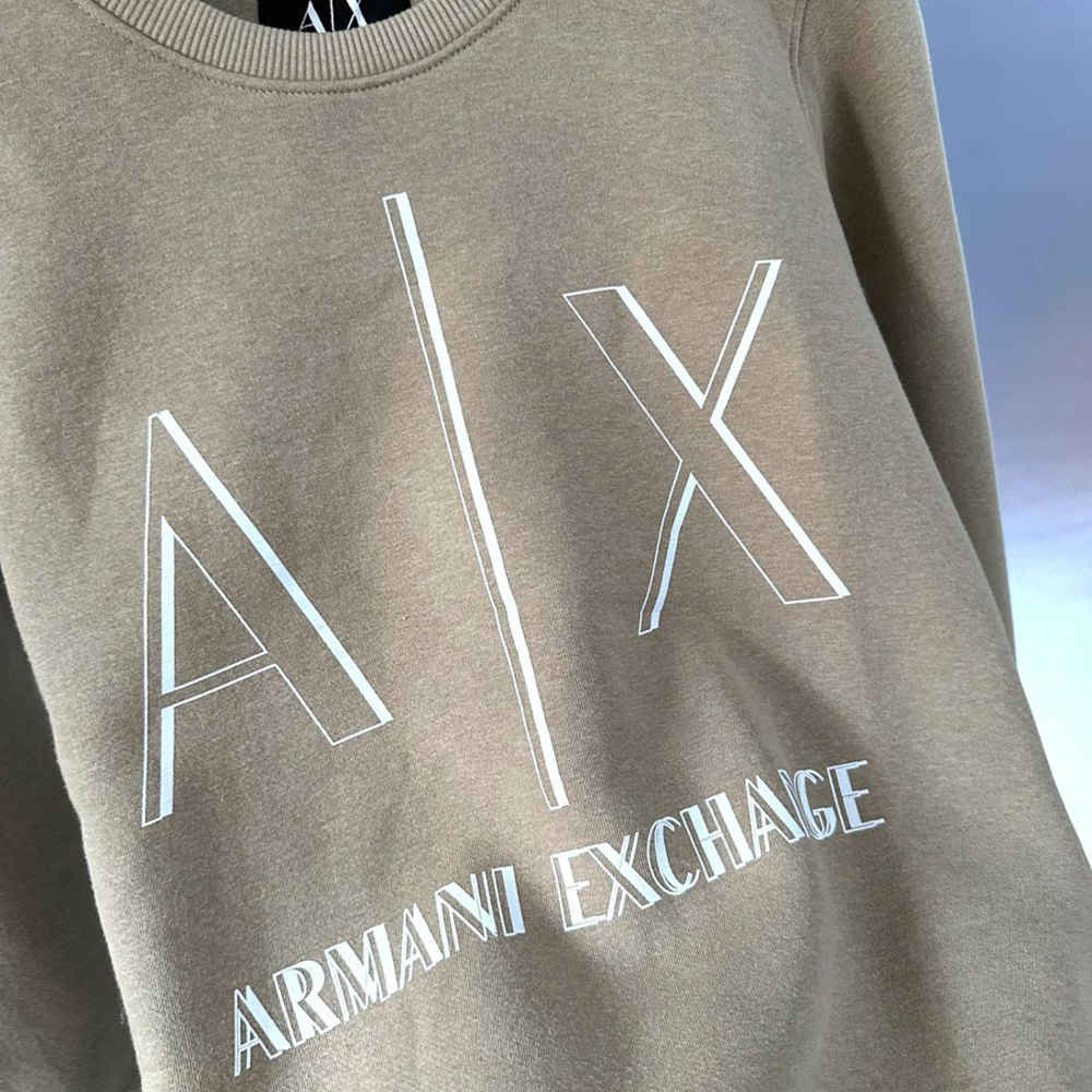 Armani Exchange Brown Premium Quality Sweatshirt-thumb-3