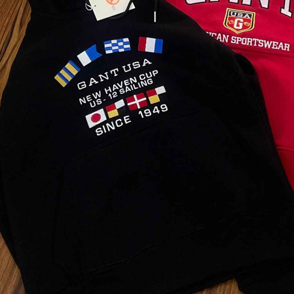 Gant Black Premium Quality Hoodie-1