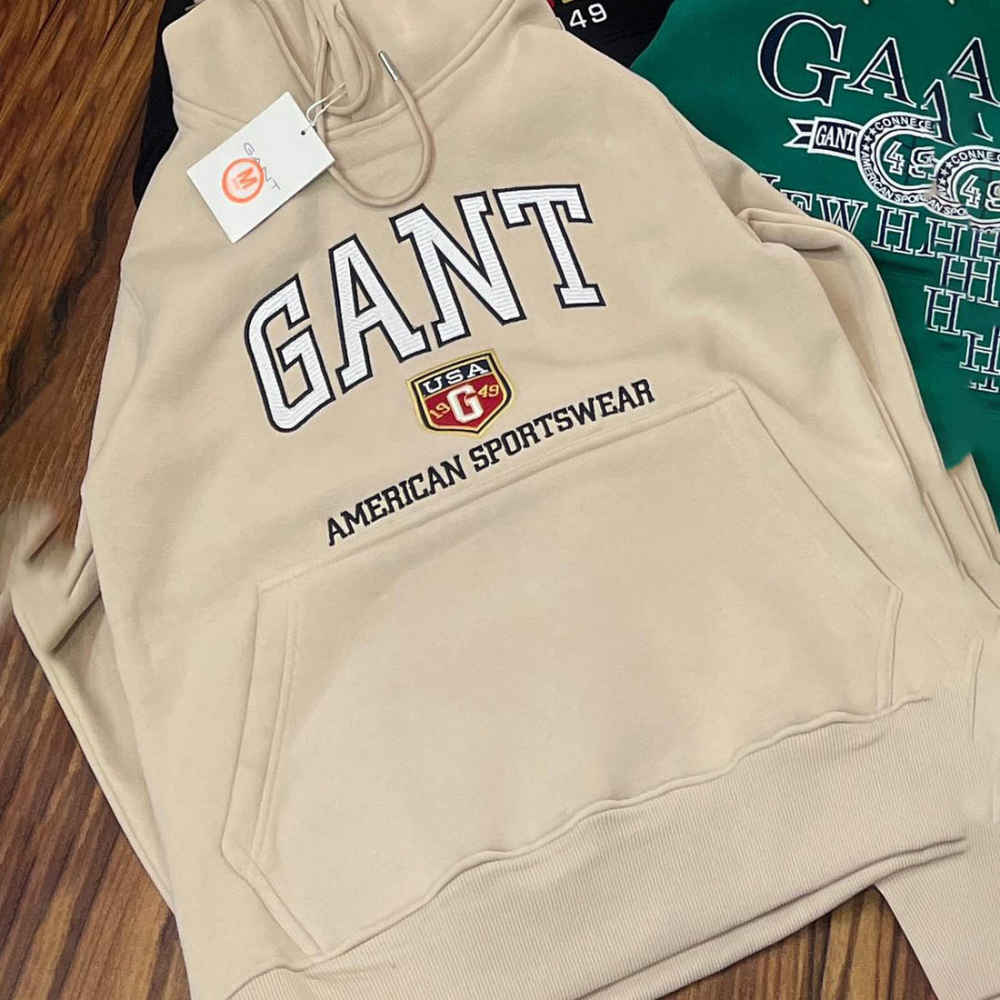 Gant Cream Premium Quality Hoodie-1