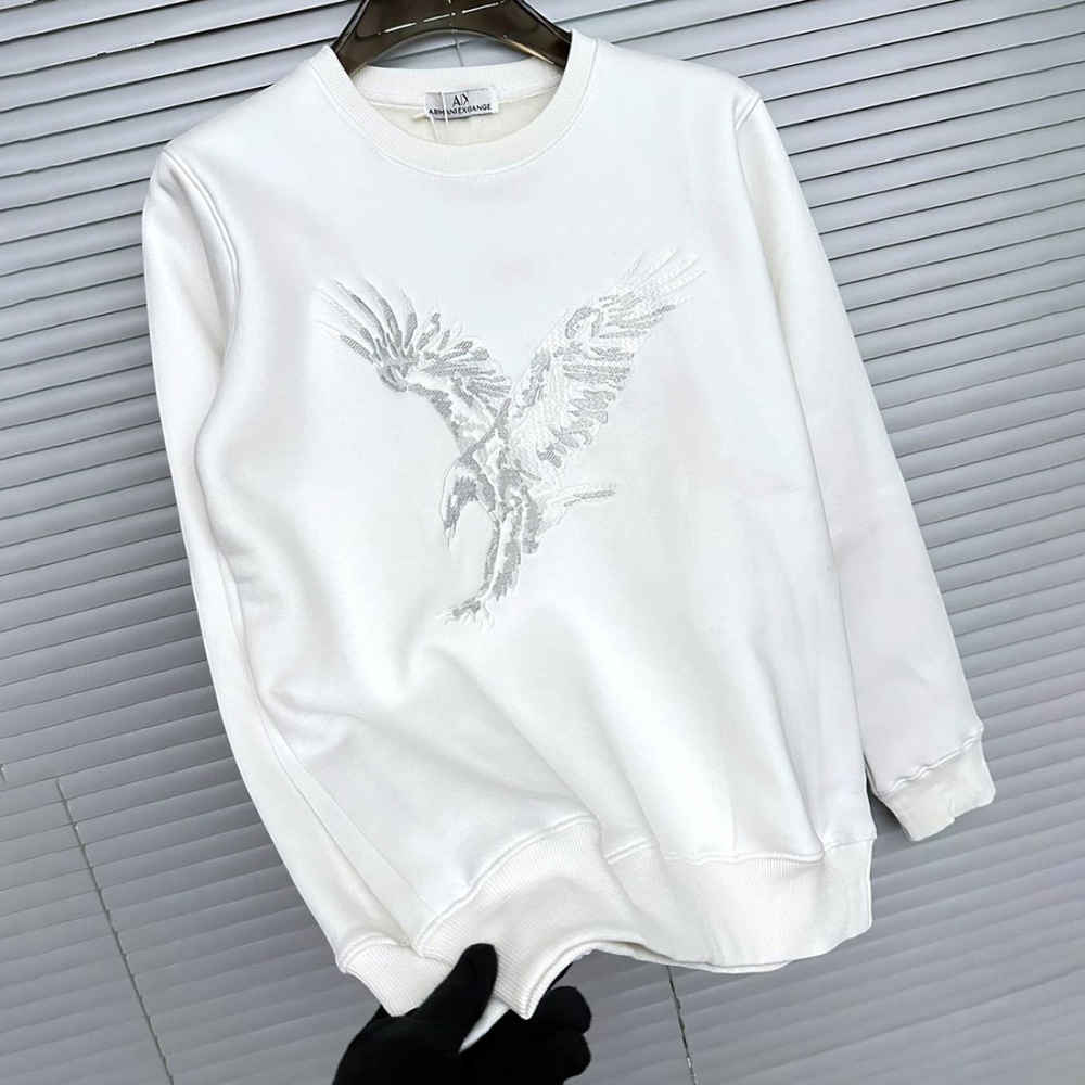 Armani Exchange White Premium Quality Sweatshirt-2