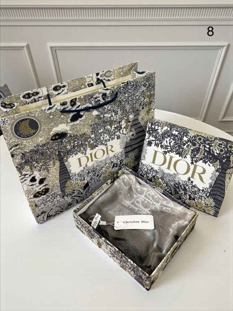 Christian Dior Black Premium Quality Woollen Stole-1