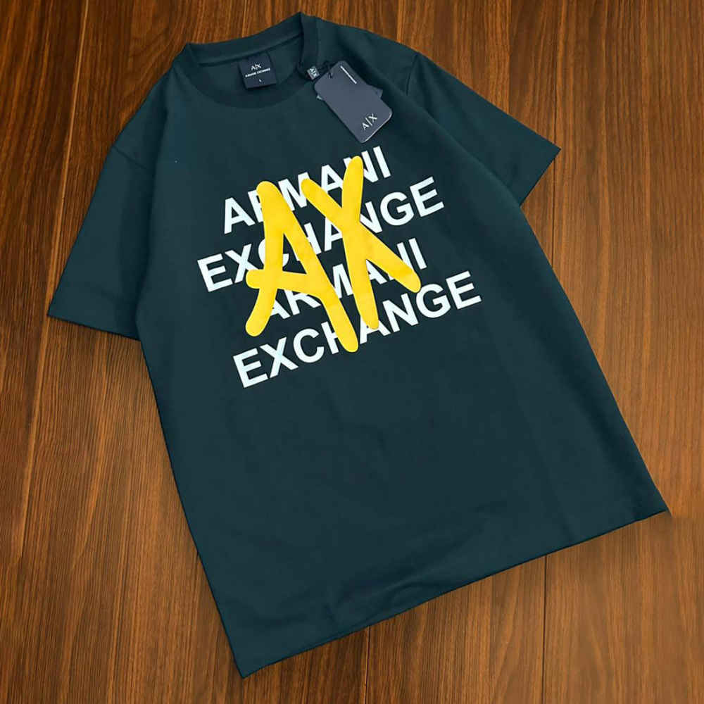 Armani Exchange Green Premium Quality Polo Shirt-3