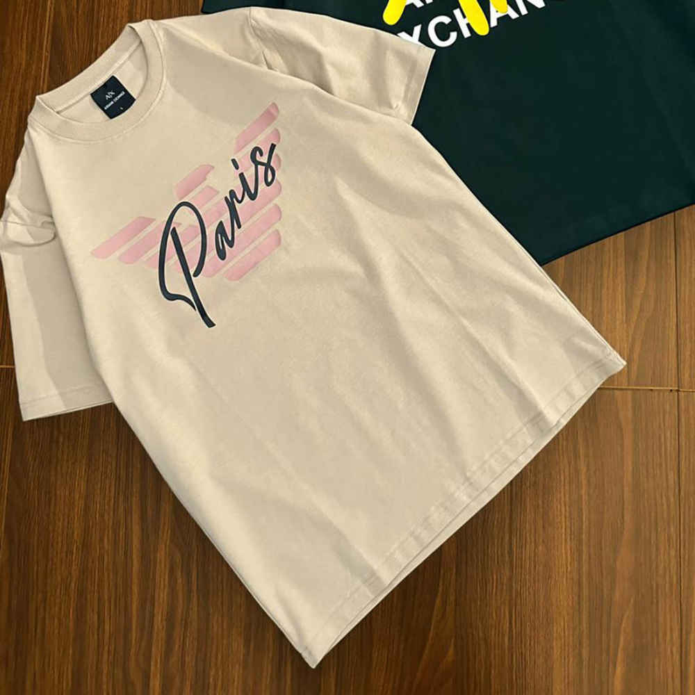 Armani Exchange Cream Premium Quality Polo Shirt-3