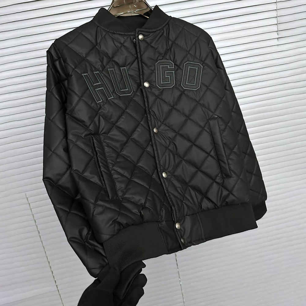 Boss Embroidered logo Black Premium Quality Jacket-2