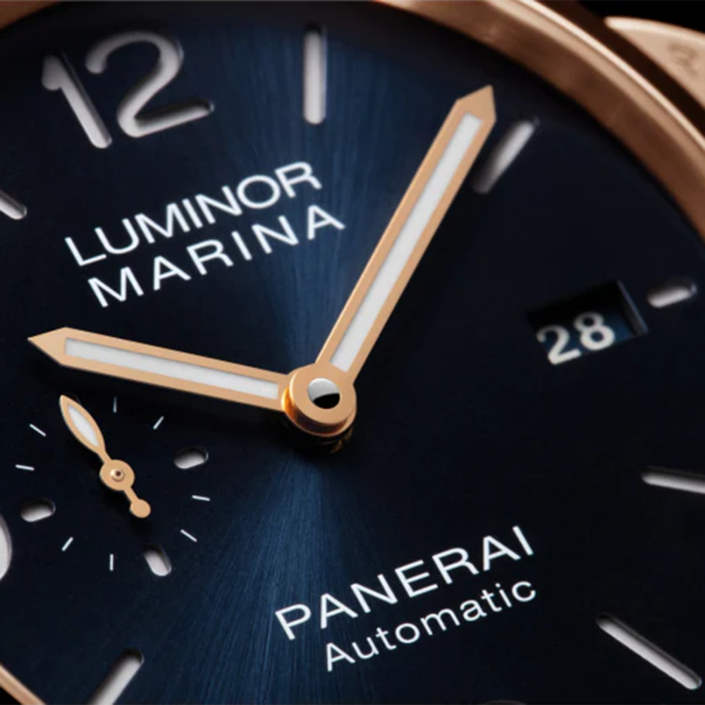 Panerai Luminor Marina Goldtech Sole Blu PAM01112-4