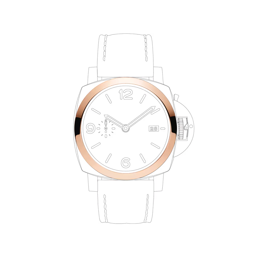 Panerai Luminor Marina Goldtech Sole Blu PAM01112-7