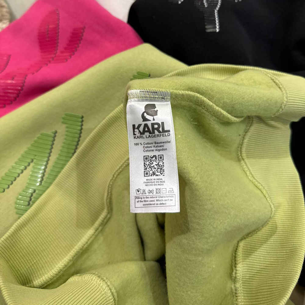 Karl Lagerfeld Green Premium Quality Sweatshirt-thumb-3