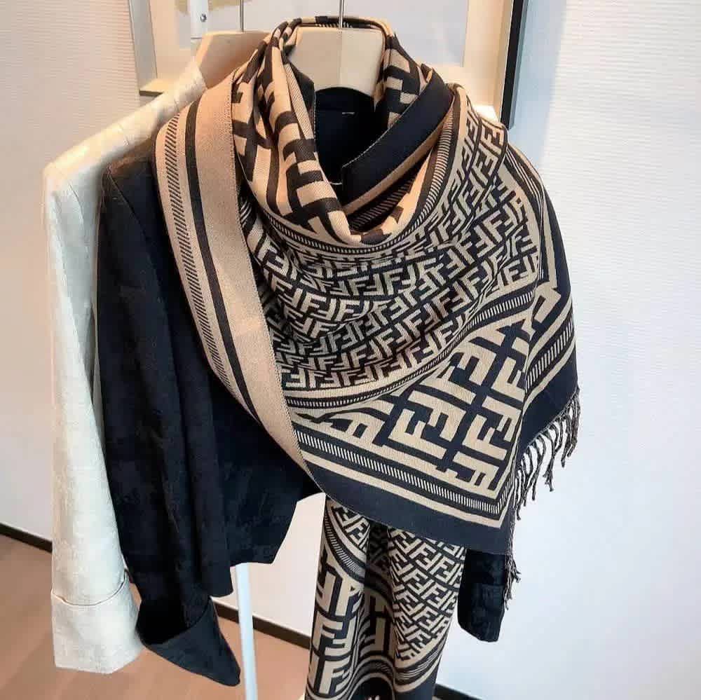 Fendi Brown Premium Quality Stole-1