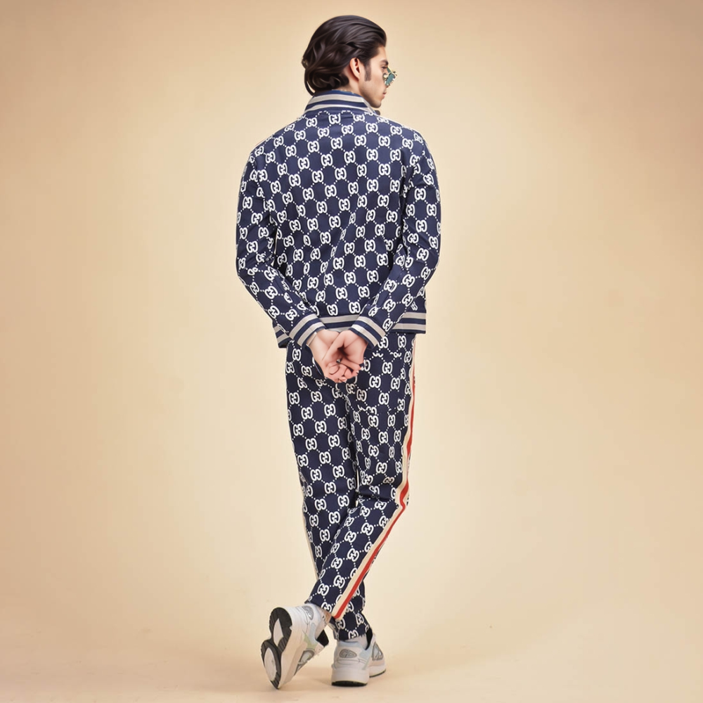 Gucci GG Jacquard Premium Cotton Tracksuit-thumb-2