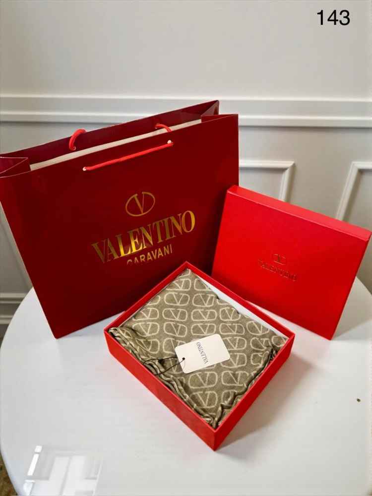 Valentino Beige Premium Quality Woollen Stole-thumb-1