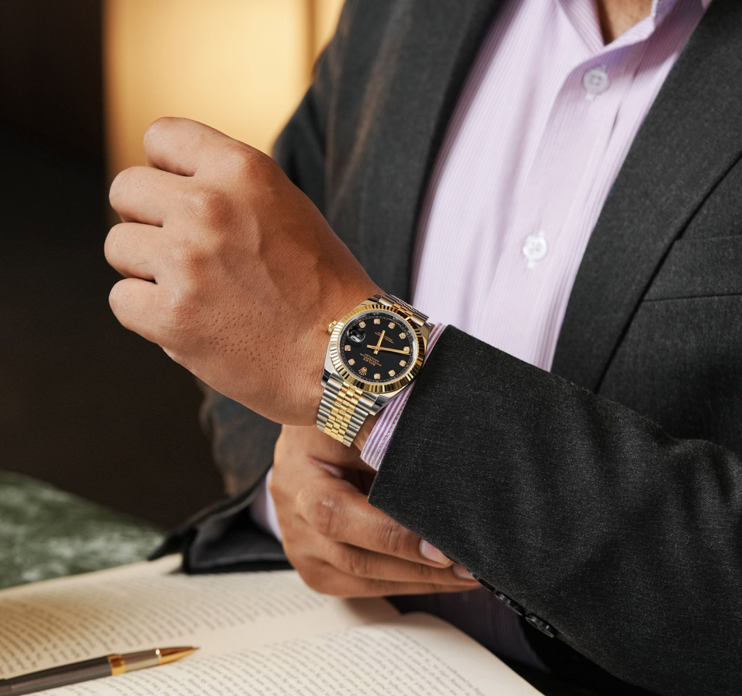 Rolex Datejust 41 Black Diamond Dial Steel and 18K Yellow Gold 126333-10DIBABLK-7