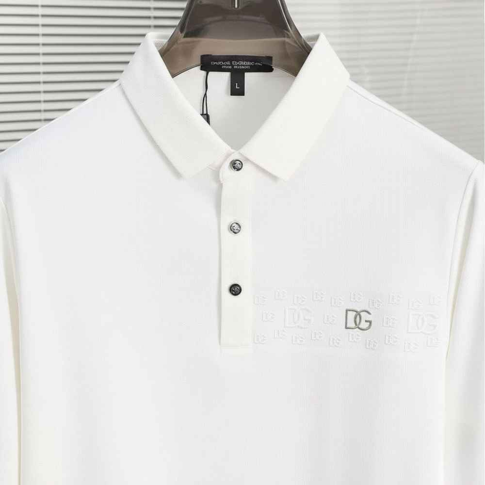 Dolce & Gabbana White Premium Quality Full Sleeves T-shirt-thumb-1