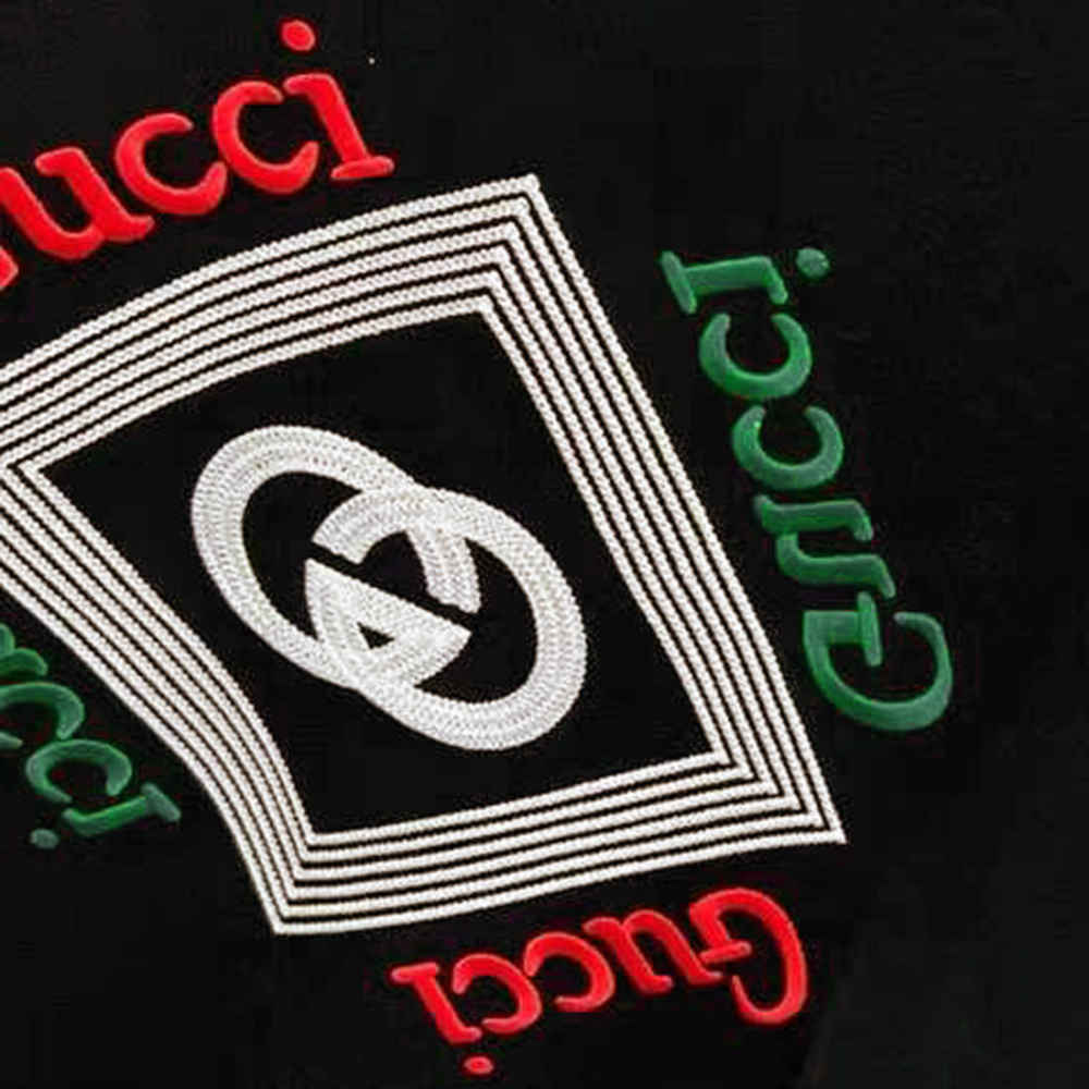 Gucci Black Premium Quality Polo T-shirt-4