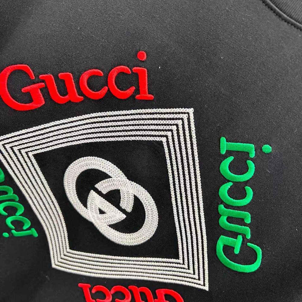 Gucci Black Premium Quality Polo T-shirt-5