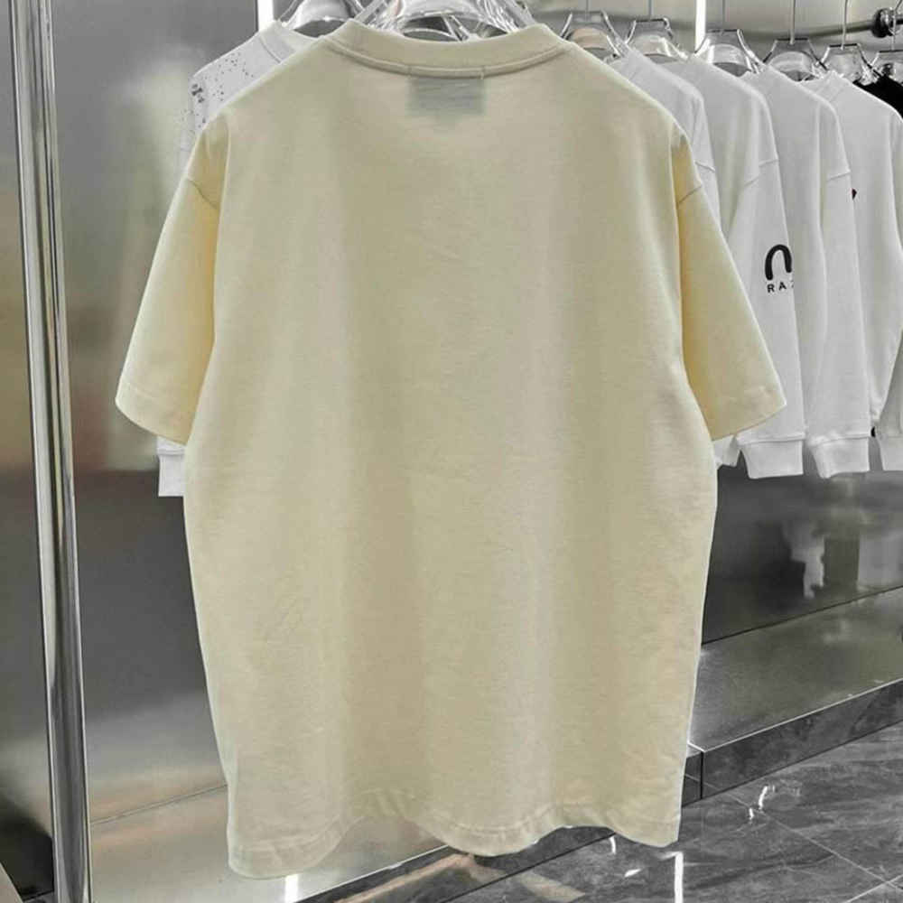Gucci Cream Premium Quality Polo T-shirt-1