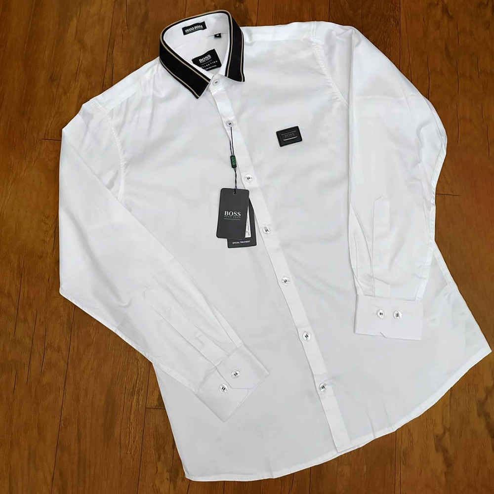 Hugo Boss White Premium Quality Shirt-1
