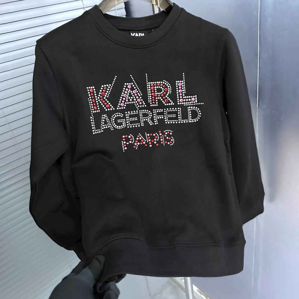 Karl Lagerfeld Black Premium Quality Sweatshirt-2