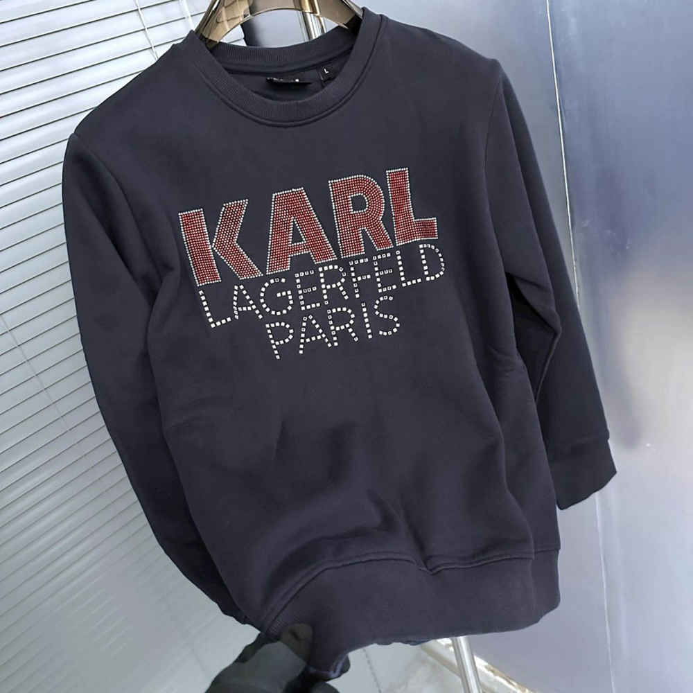 Karl Lagerfeld Blue Premium Quality Sweatshirt-1